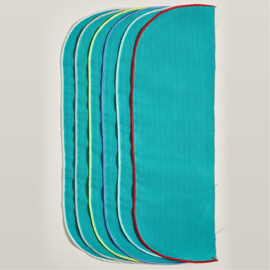 Wrapper in fabric 1 Ply merrow edge stitching