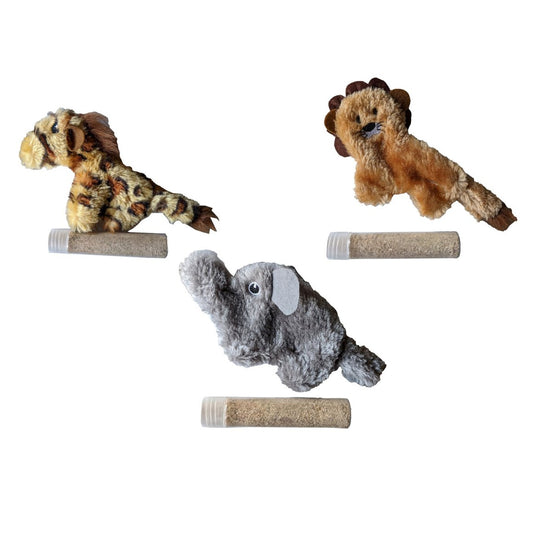 Toy Refillable with silverine for cats
