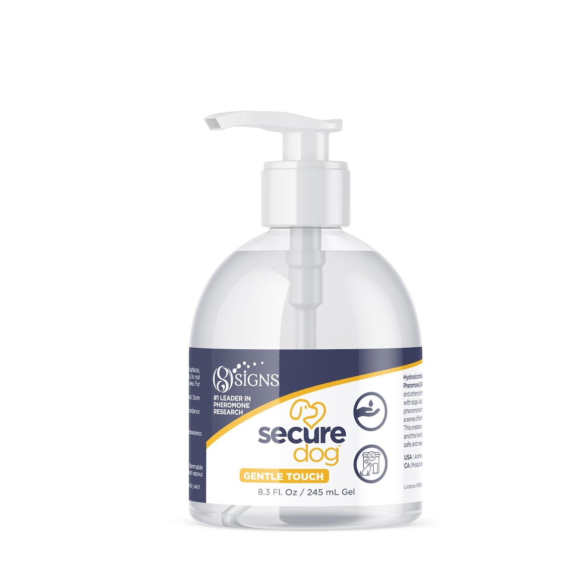 SecureDog Gentle Touch hand gel
