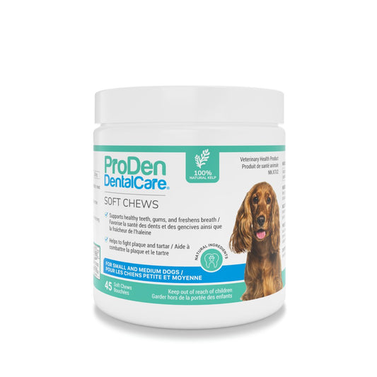 ProDen DentalCare soft chews for small/medium dogs