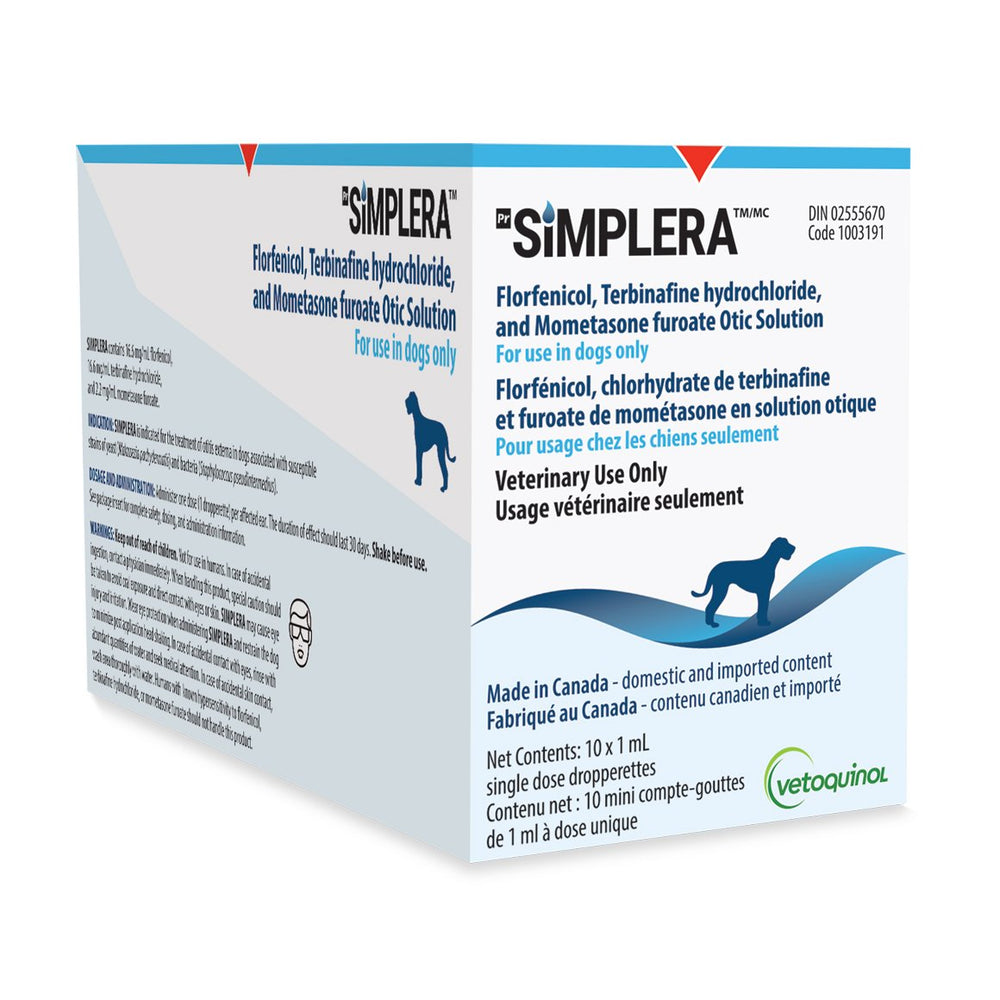 Simplera otic solution for dogs