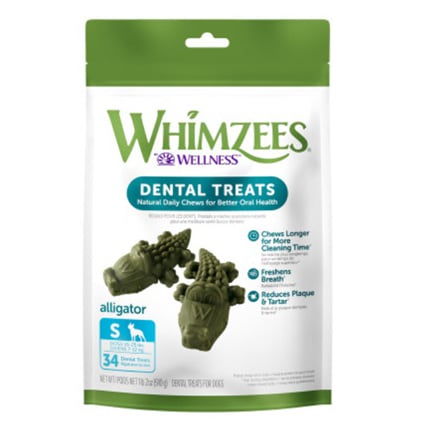 Whimzees Alligator for small dogs