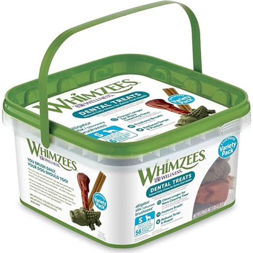 Whimzees dental treats for small dogs variety pack
