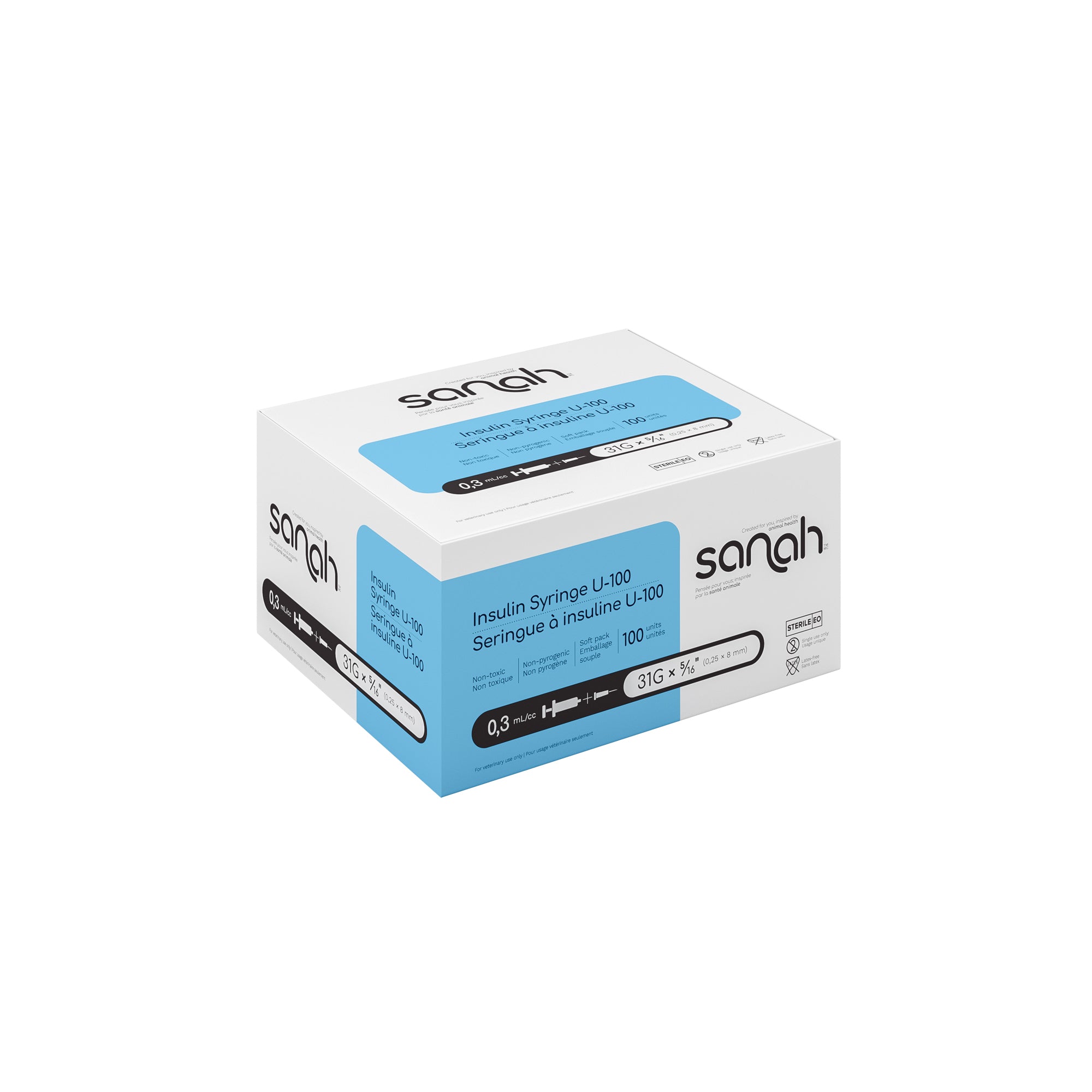 Syringe insulin 100 IU 0.3 ml
