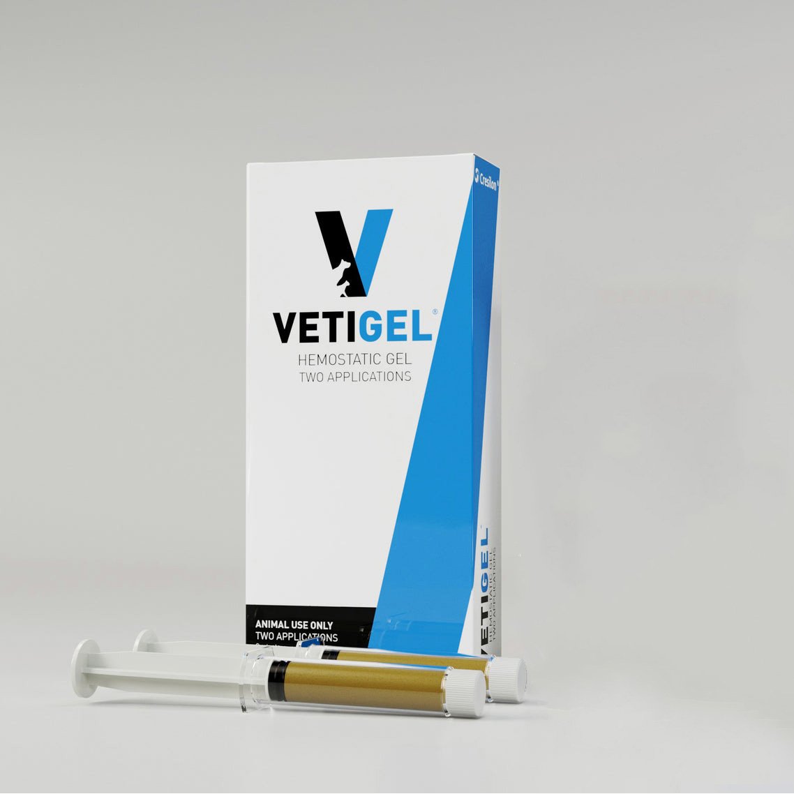 Vetigel hemostatic gel prefilled syringe