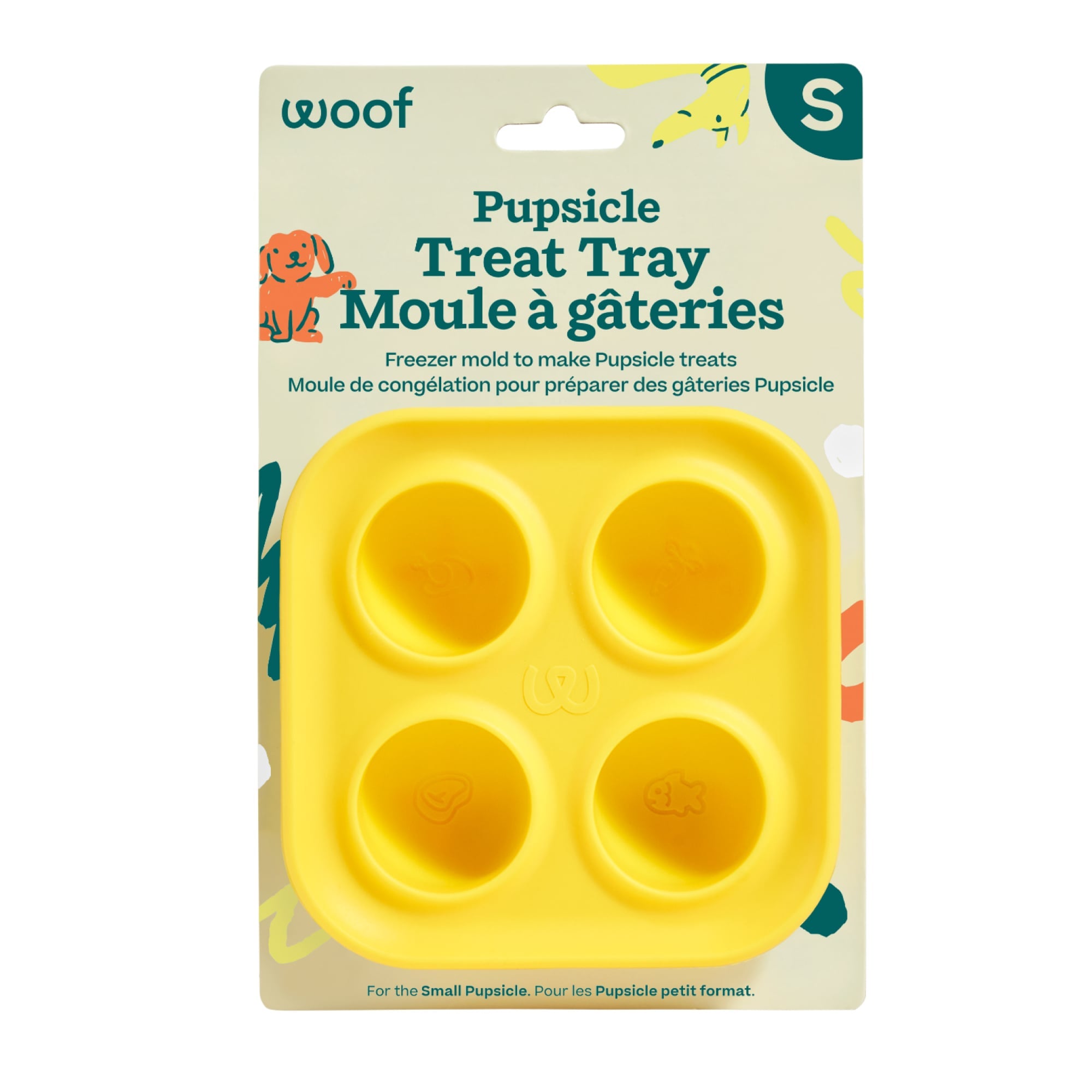 Tray for treat Pupsicle