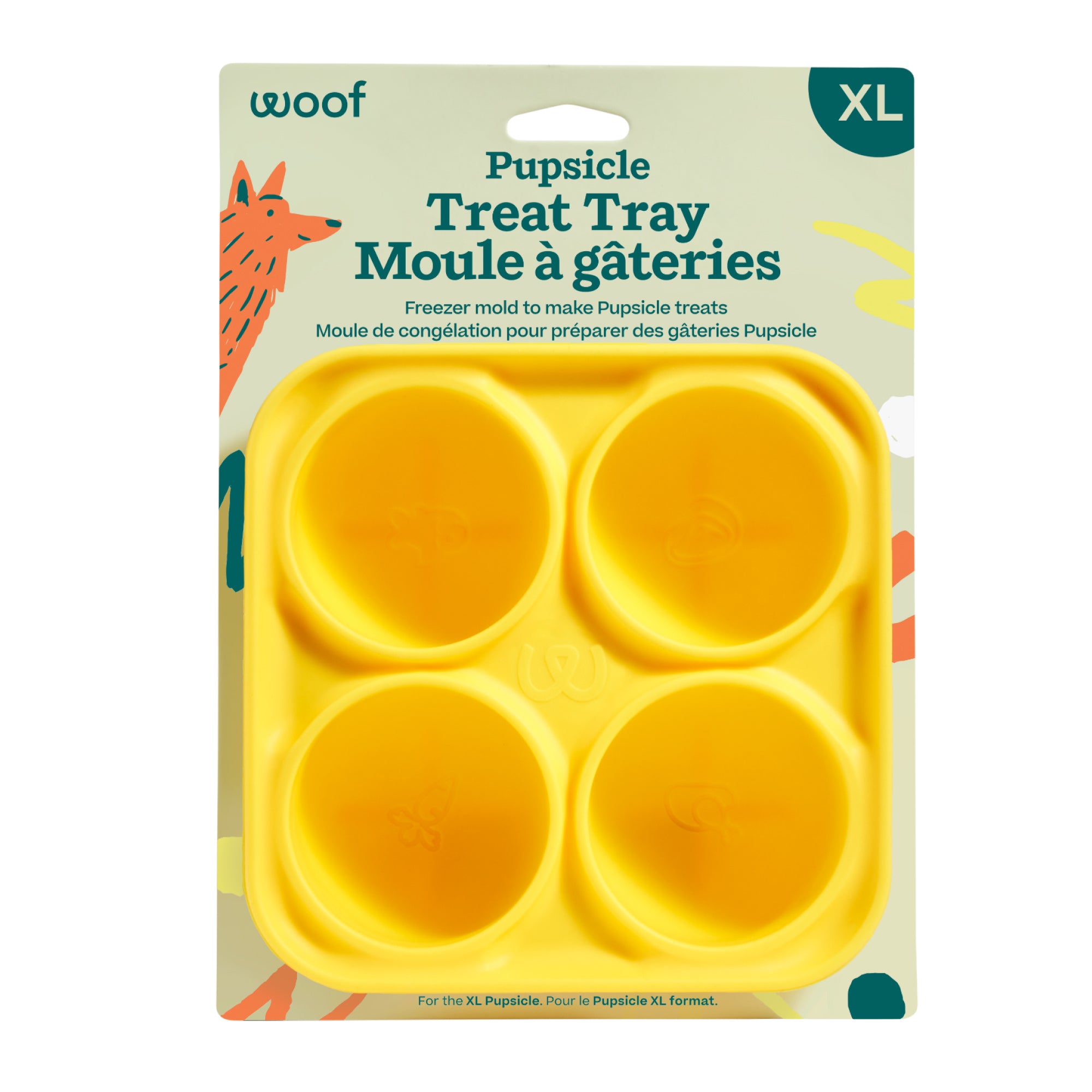 Tray for treat Pupsicle