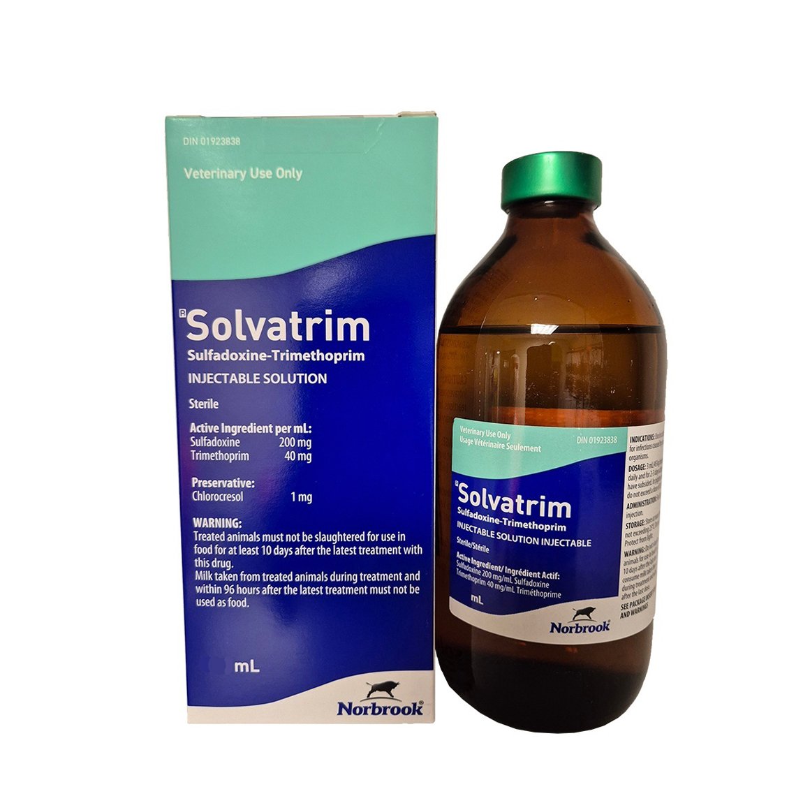 Solvatrim (sulfadoxine-trimethoprim) injection