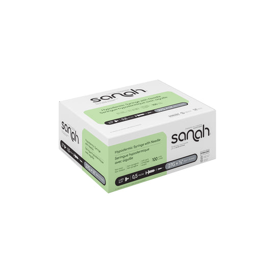 Syringe hypodermic 0.5 ml LS with needle