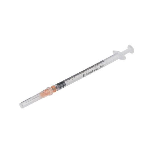 Syringe hypodermic 0.5 ml LS with needle