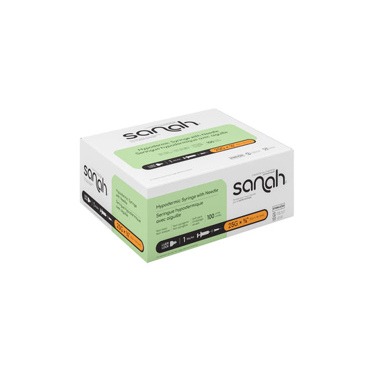 Syringe hypodermic 1 ml LL with needle