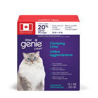Clumping litter light