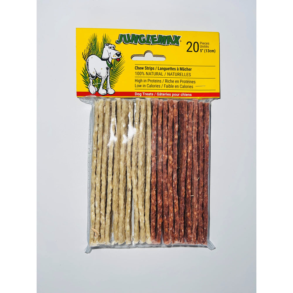 Treat chew strip for dogs