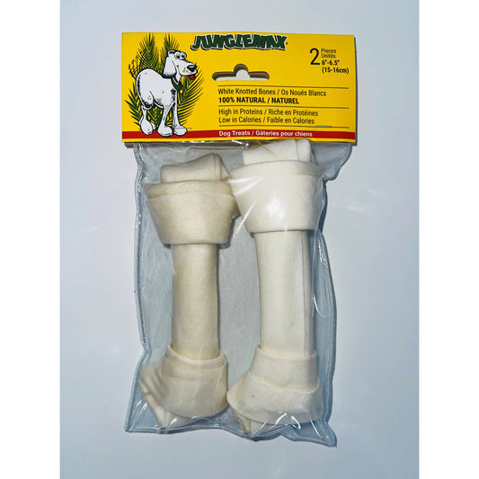 Treat white knotted bone for dogs