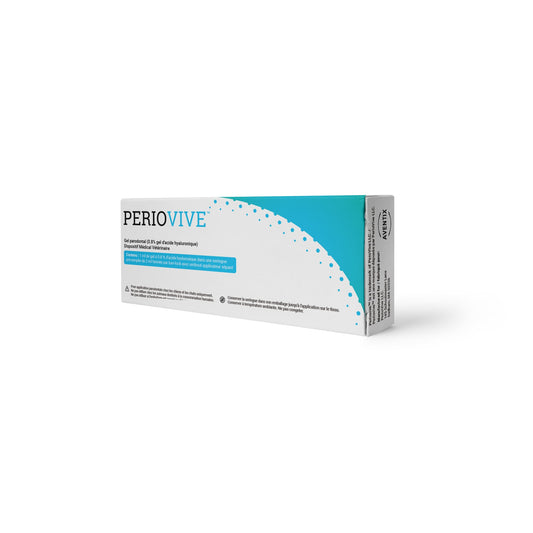 Periovive periodontal gel syringe