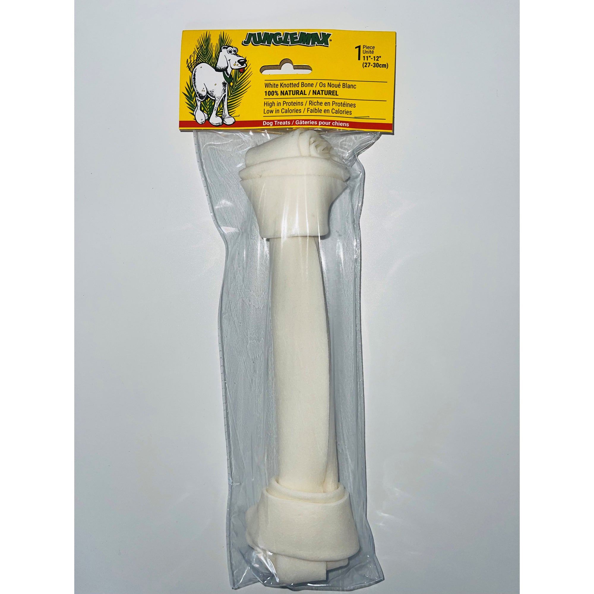 Treat white knotted bone for dogs
