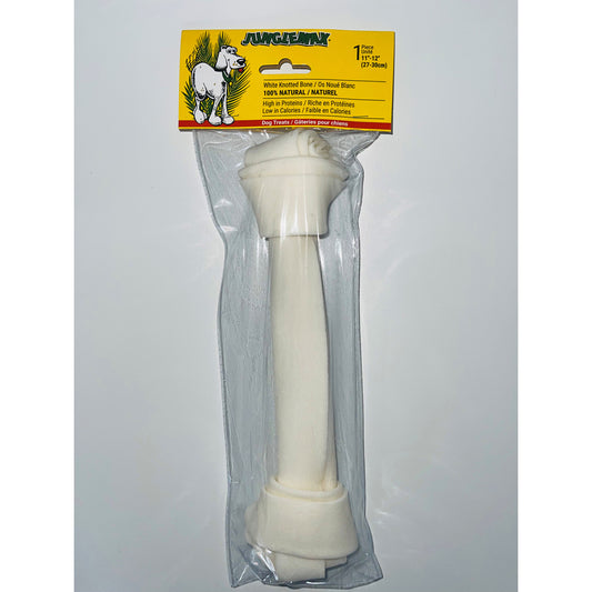Treat white knotted bone for dogs
