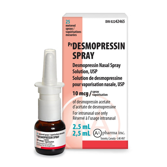 Desmopressin nasal spray