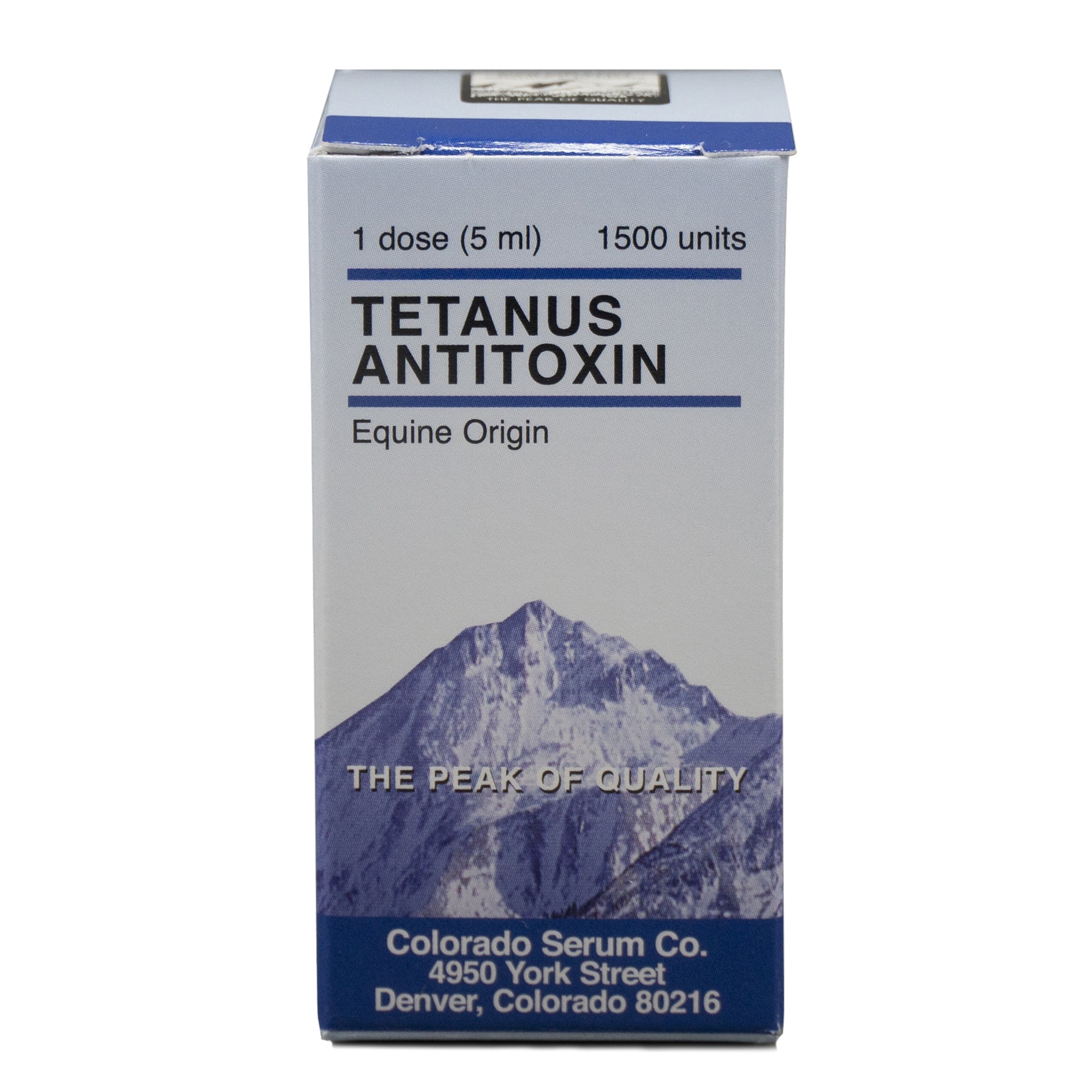 Tetanus antitoxin equine origin