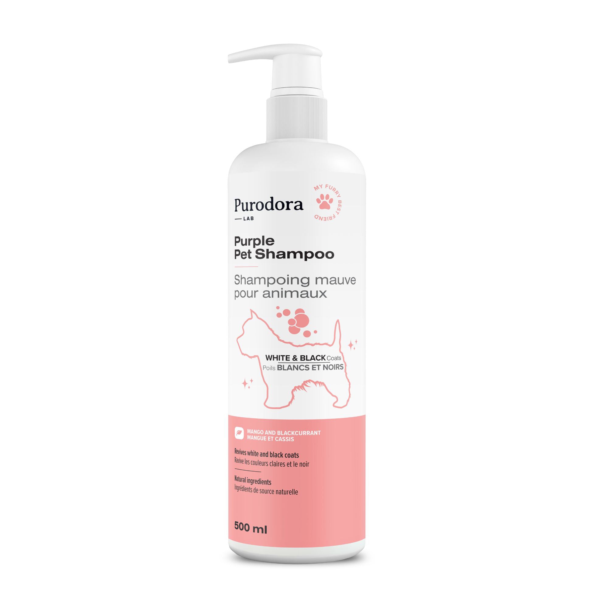 Shampoo purple for pets