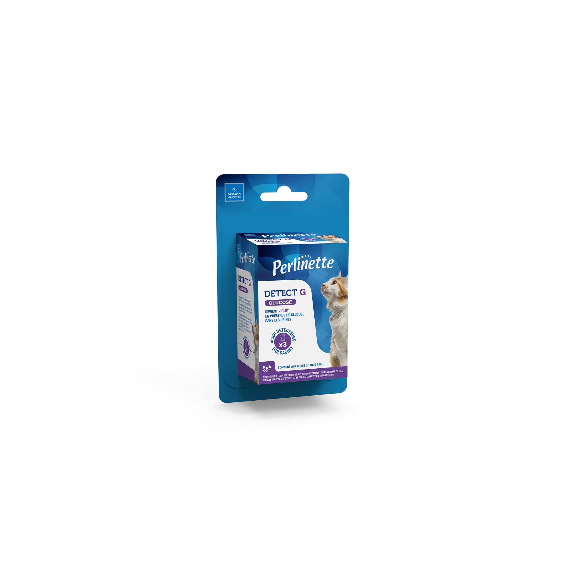 Detect G urinary glucose Detectors Perlinette for cats
