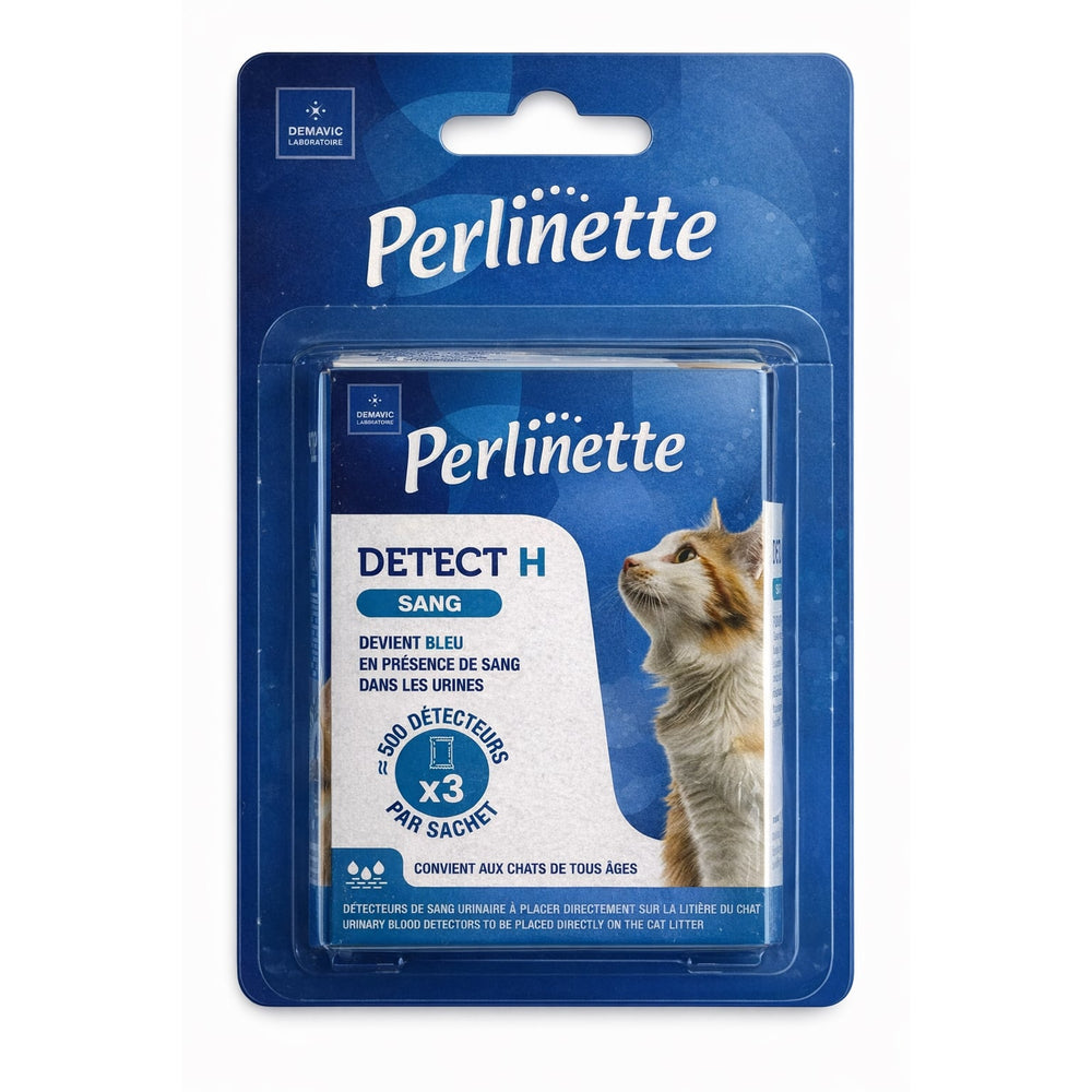 Detect H urinary blood detectors Perlinette for cats