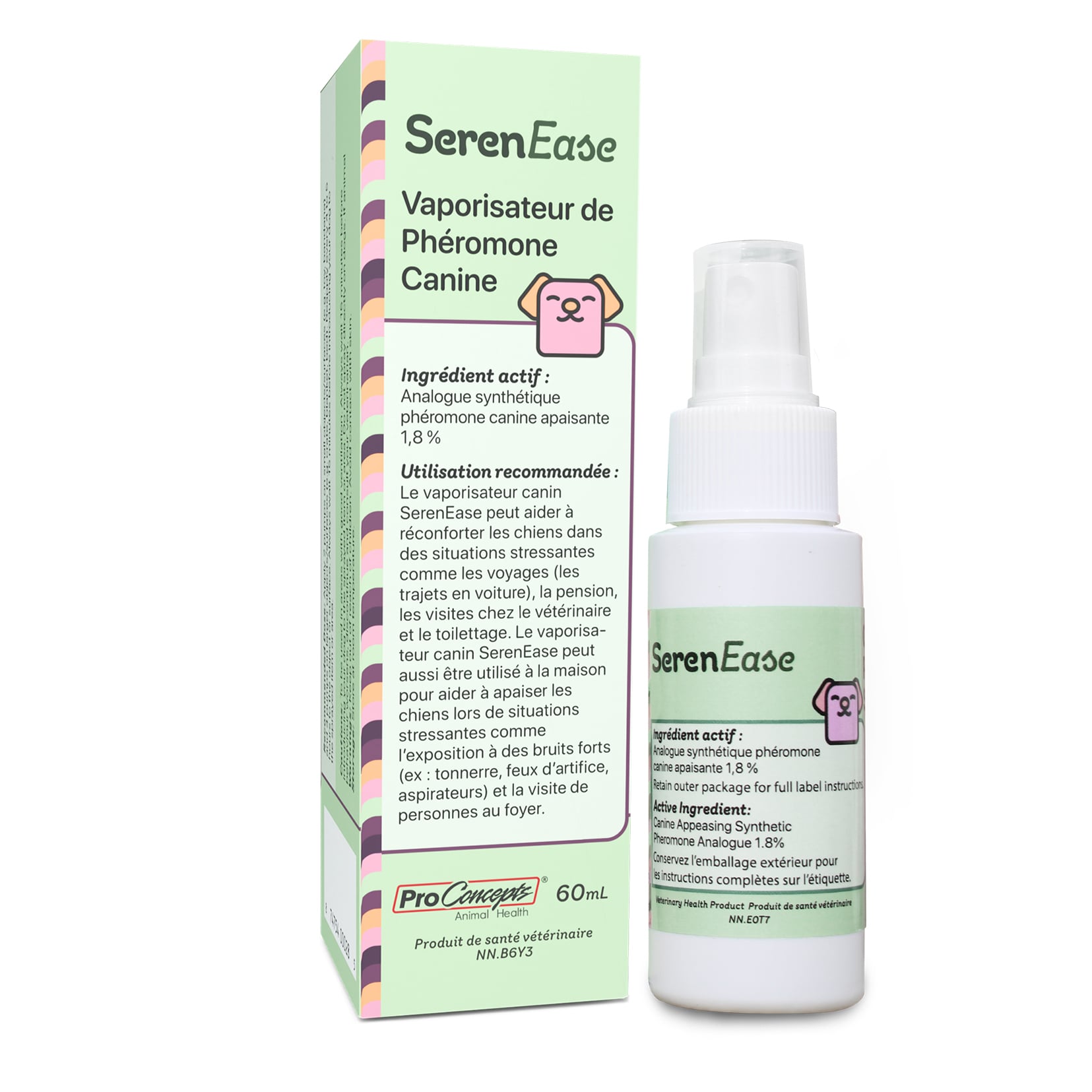 SerenEase pheromone spray for dogs