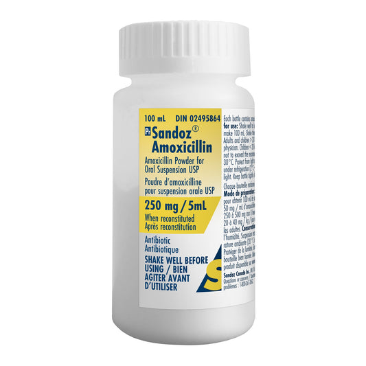 Amoxicillin powder for oral suspension