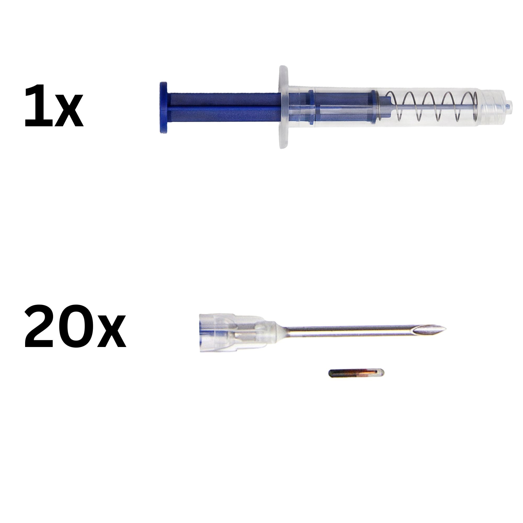Microchip Identrac ISO with reusable implanter