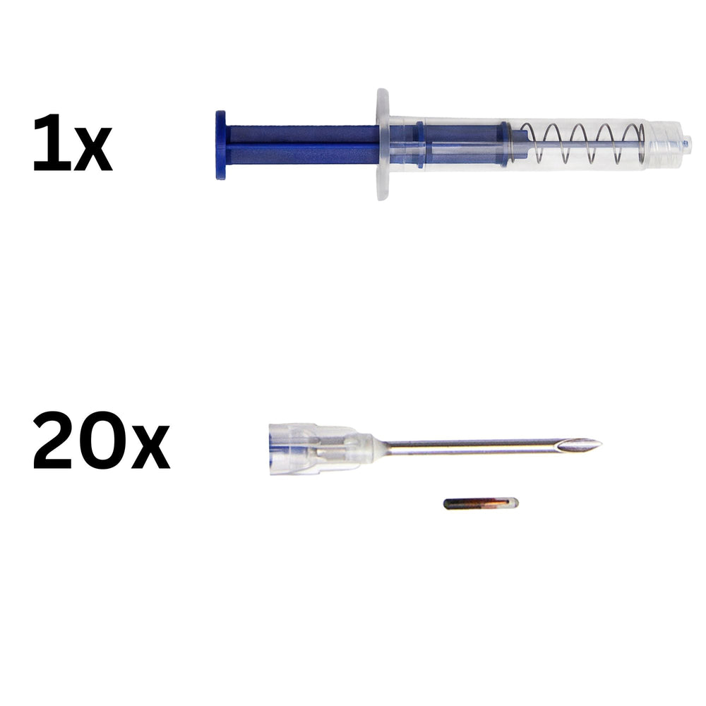 Microchip Identrac ISO with reusable implanter