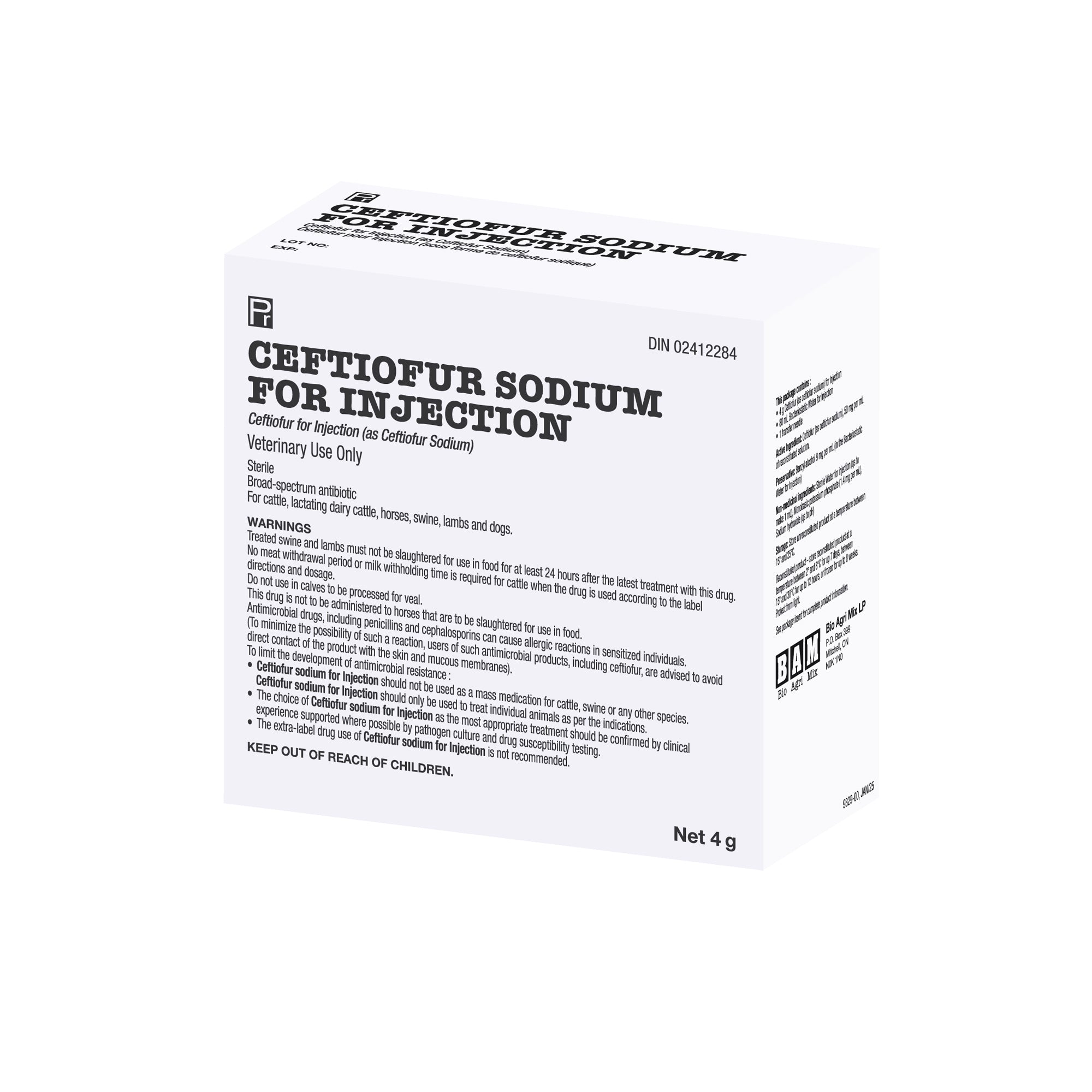 Ceftiofur injection