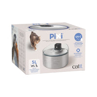 Drinking fountain cordless PIXI in stainless steel