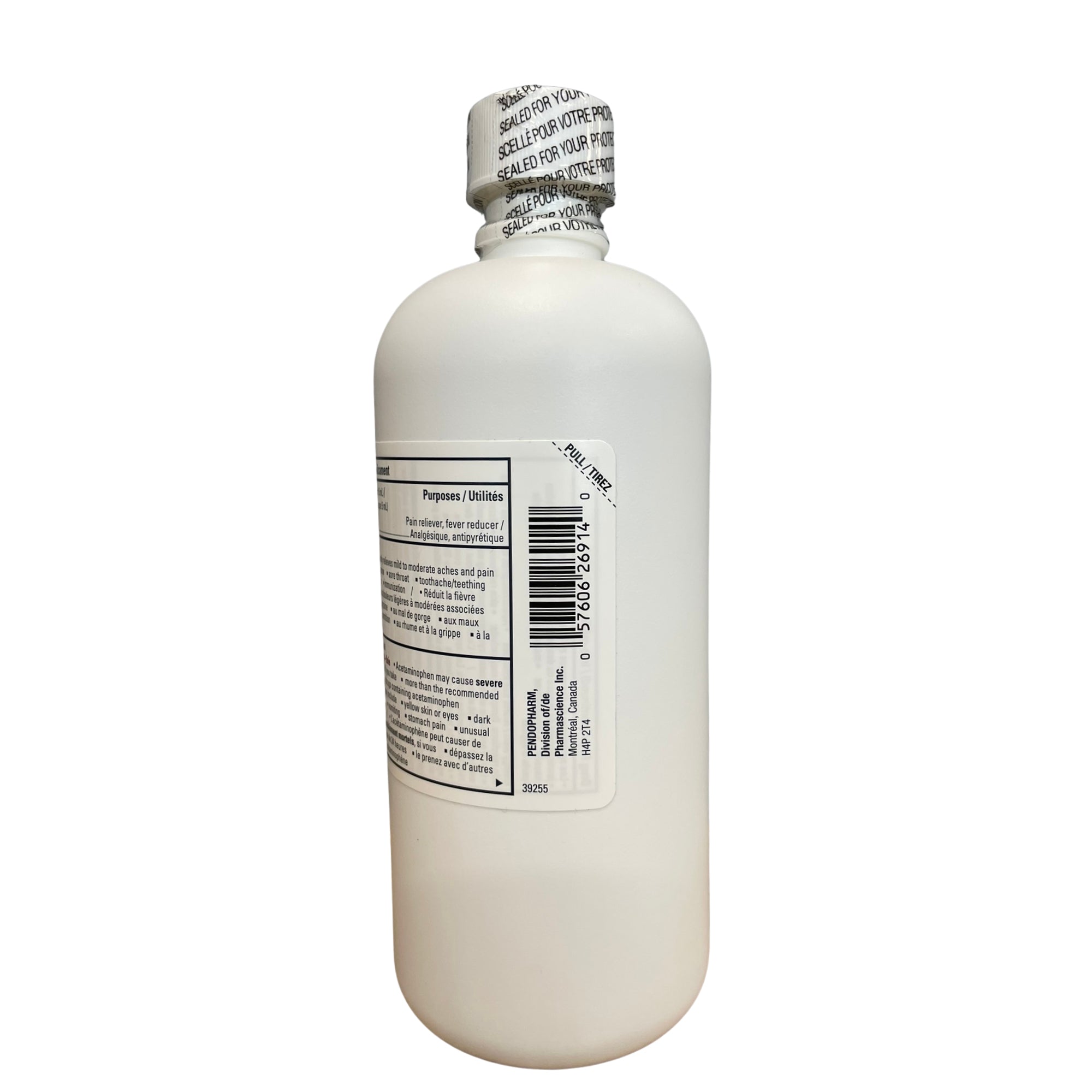 Pdp-acetaminophen solution