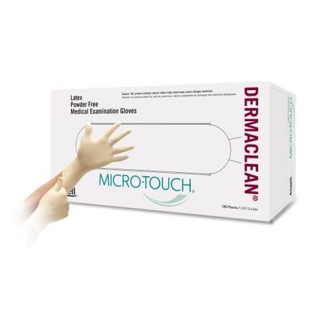 Glove exam latex Micro-Touch DermaClean non sterile powder free
