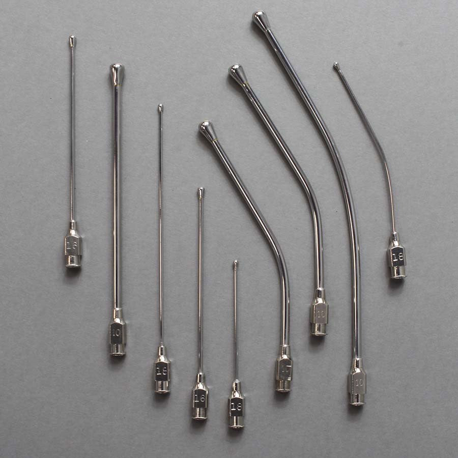 Feeding/Dosing needle curved 6 mm tip size