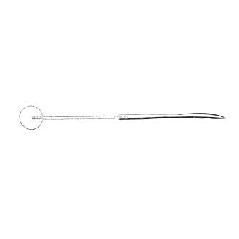Needle for inserting vulva suture (large animals)