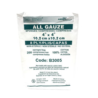 Gauze sponge woven non sterile 8 ply