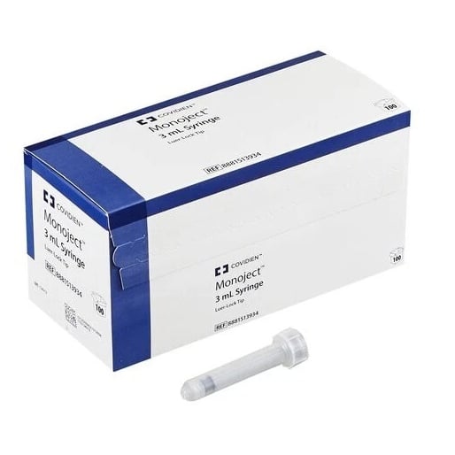 Syringes Monoject rigid pack