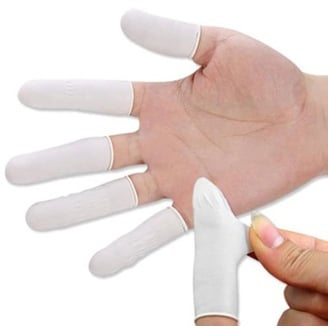 Finger cot latex non sterile powder free