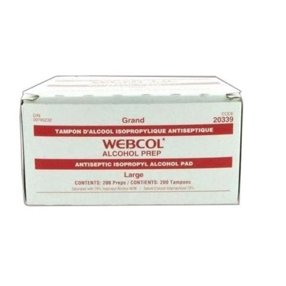 Alcohol prep Webcol - Large
