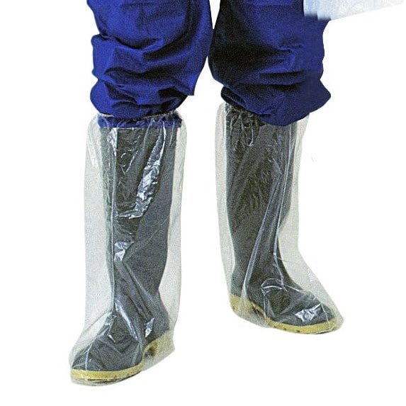 Overboots with elastics