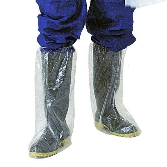 Overboots with elastics
