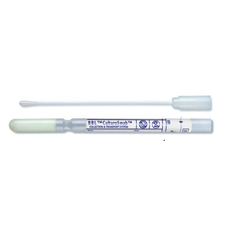 Rayon BBL CultureSwab Liquid Stuart Single Swab