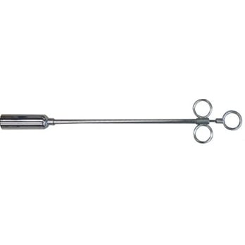 Balling gun with metal head