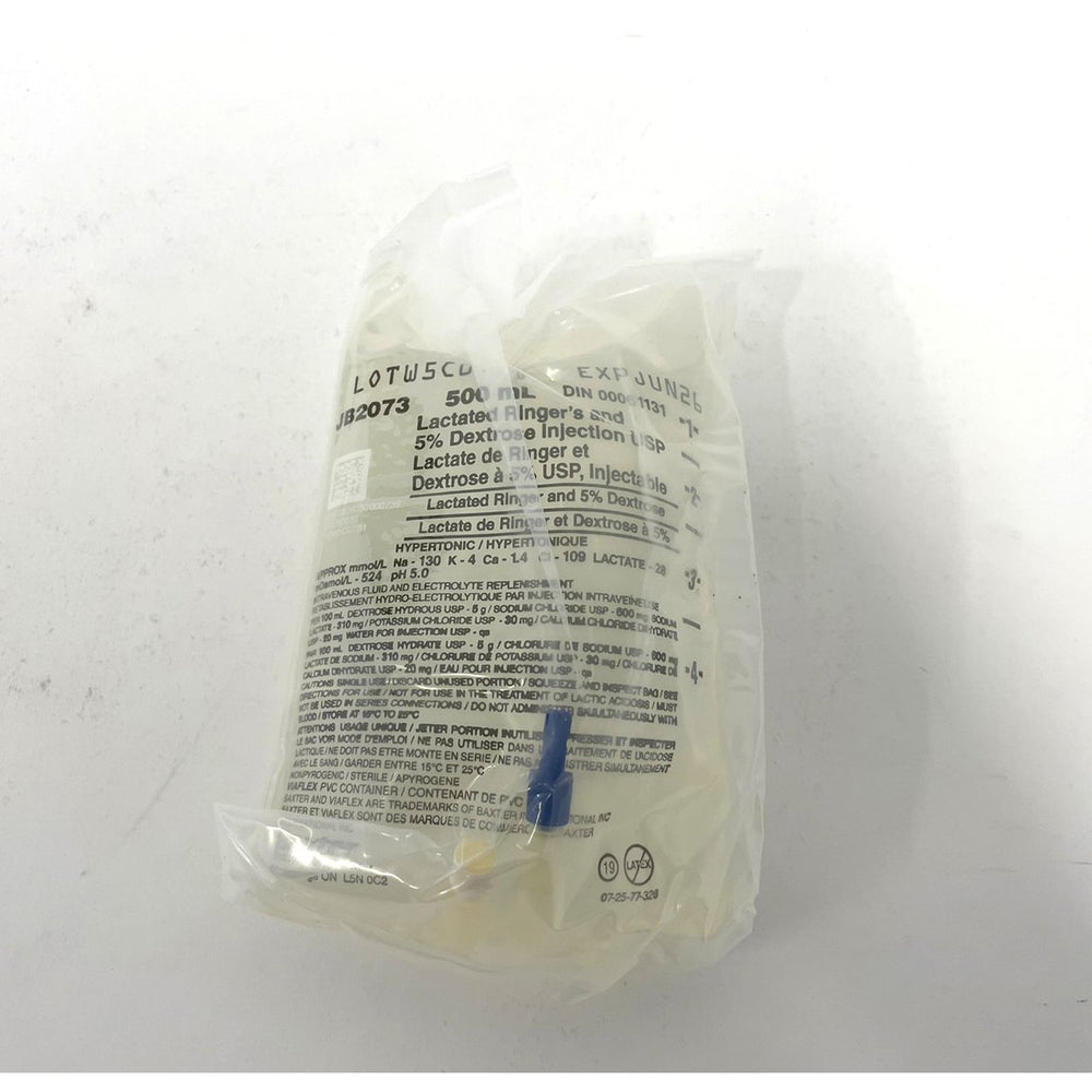 Lactated Ringer's and dextrose injection USP
