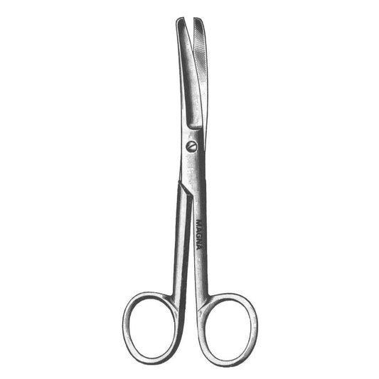 Operating scissors curved Magna