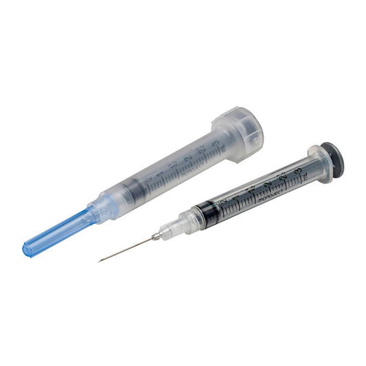 Syringes 3 ml LL with needle Monoject vet rigid pack