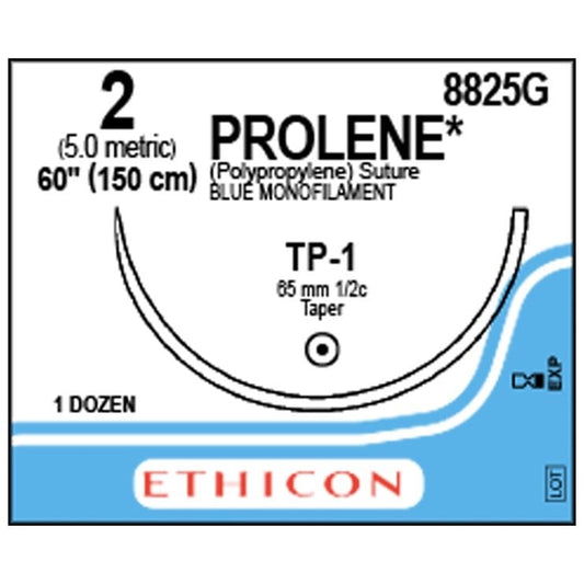 Prolene suture 2 with 1/2 circle needle (150 cm)