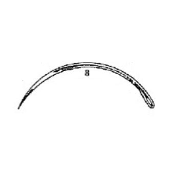 Suture needle 3/8 circle