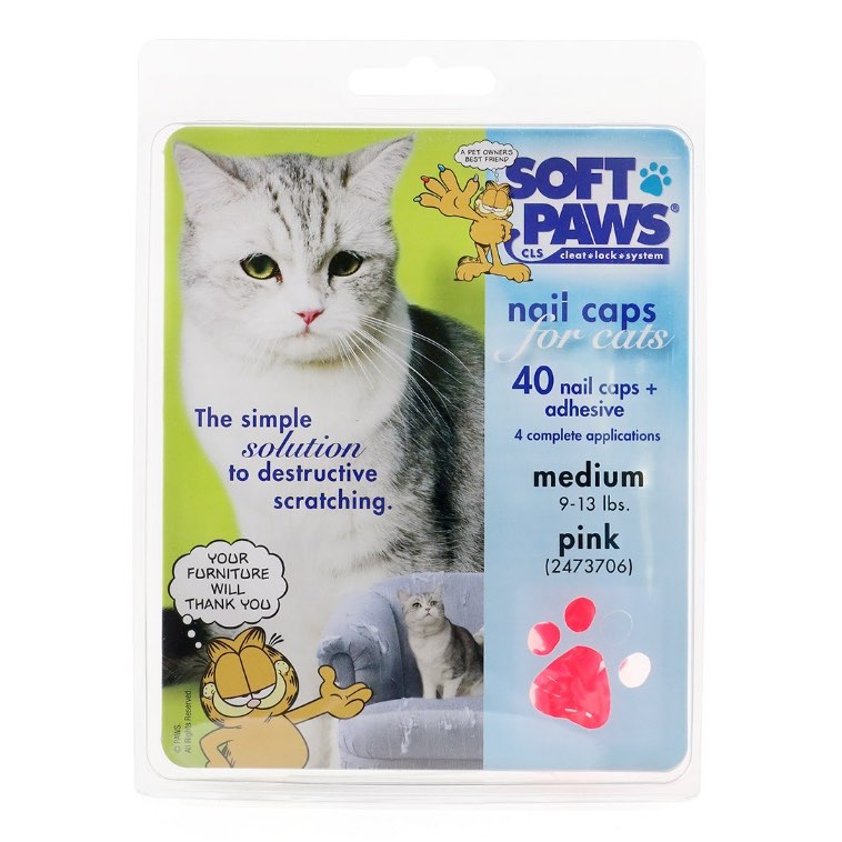 Softpaws nail cap kit for cat